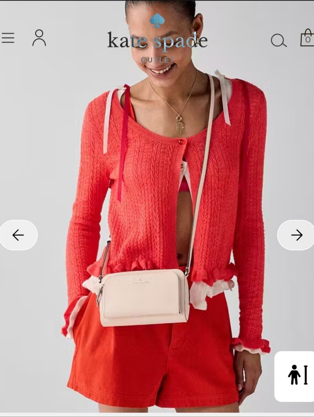 kate spade cream crossbody bag